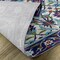 Ambesonne Turkish Pattern Place Mats Set of 4, Mosaic Tiles with Nature Inspired Ornaments Tulips and Daisies with Curls, Washable Fabric Placemats for Dining Table, Standard Size, Multicolor